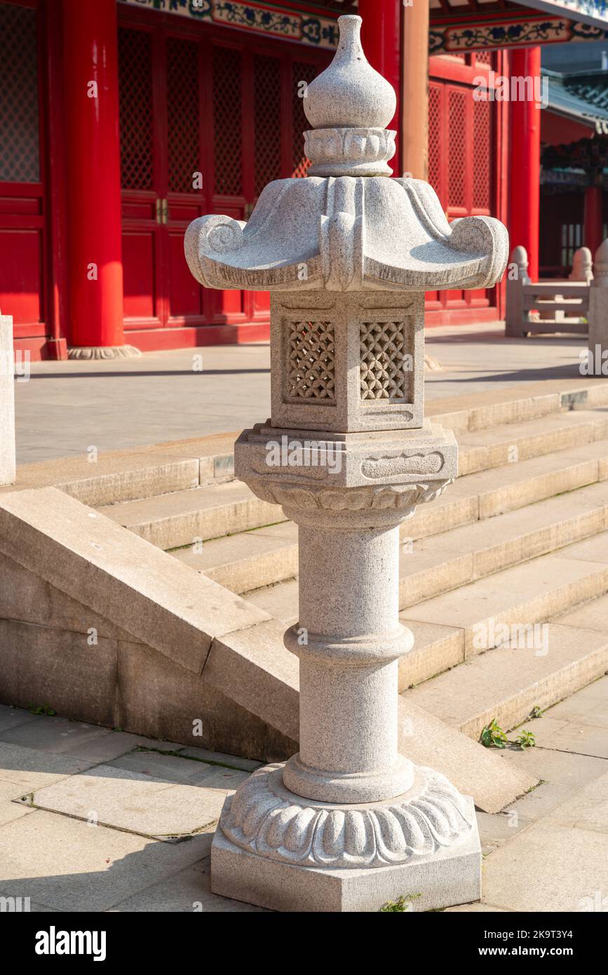 Lampade nel tempio in Cina Foto Stock