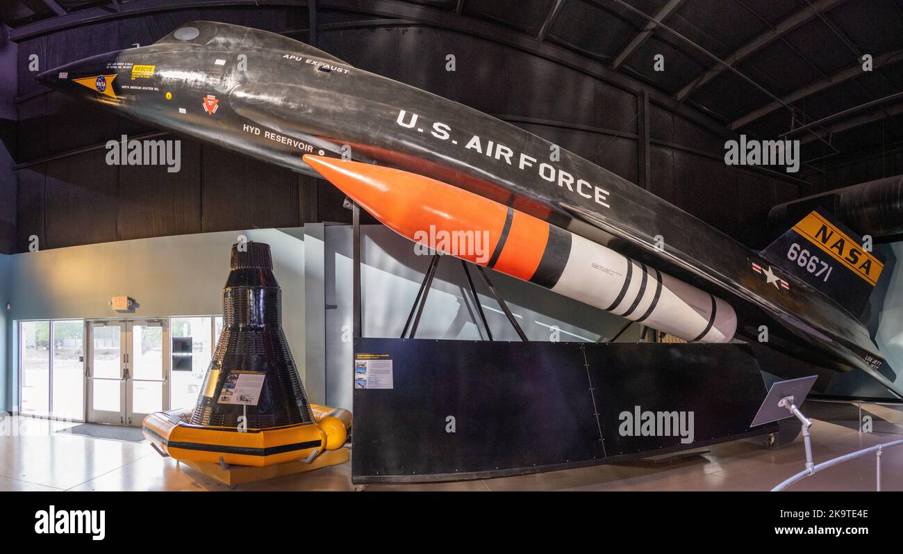 Una X-15 nordamericana in mostra al Pima Air and Space Museum Foto Stock
