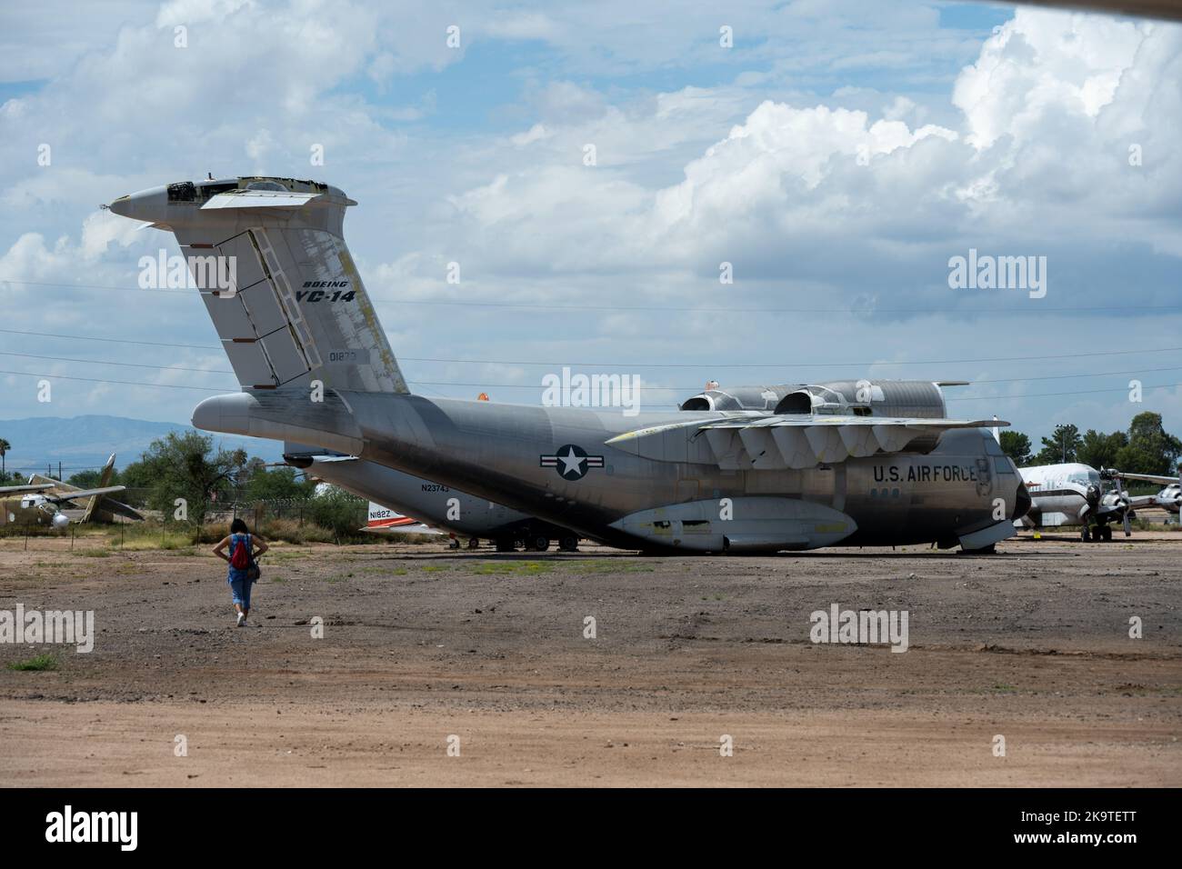 Un Boeing YC-14 STOL in mostra al Pima Air and Space Museum Foto Stock