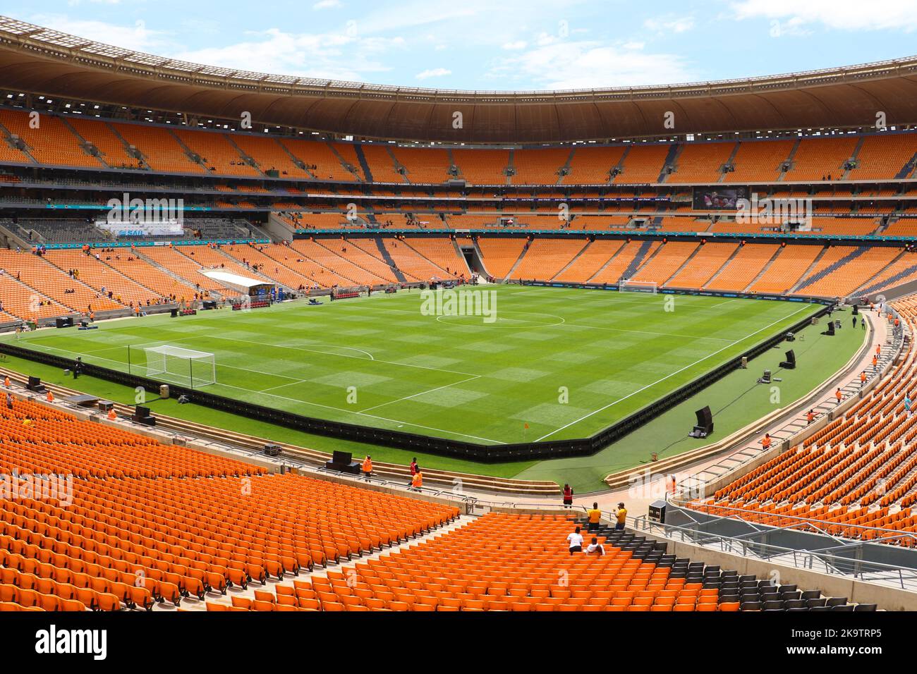 FNB Stadium, Soweto, Johannesburg, Sudafrica, 29 ottobre 2022, sede della squadra di calcio dei Kaiser Chiefs Foto Stock