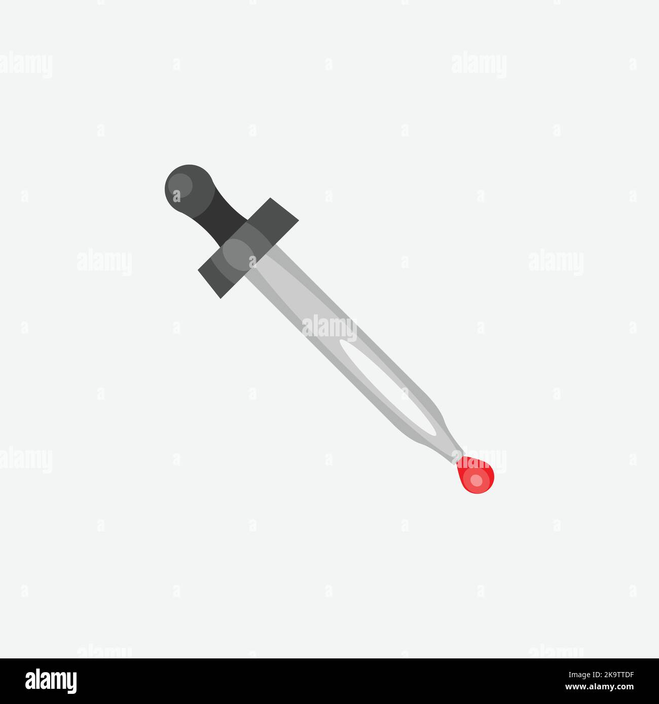 Icona contagocce. Cartone animato di Sickle - vettore Illustrazione Vettoriale