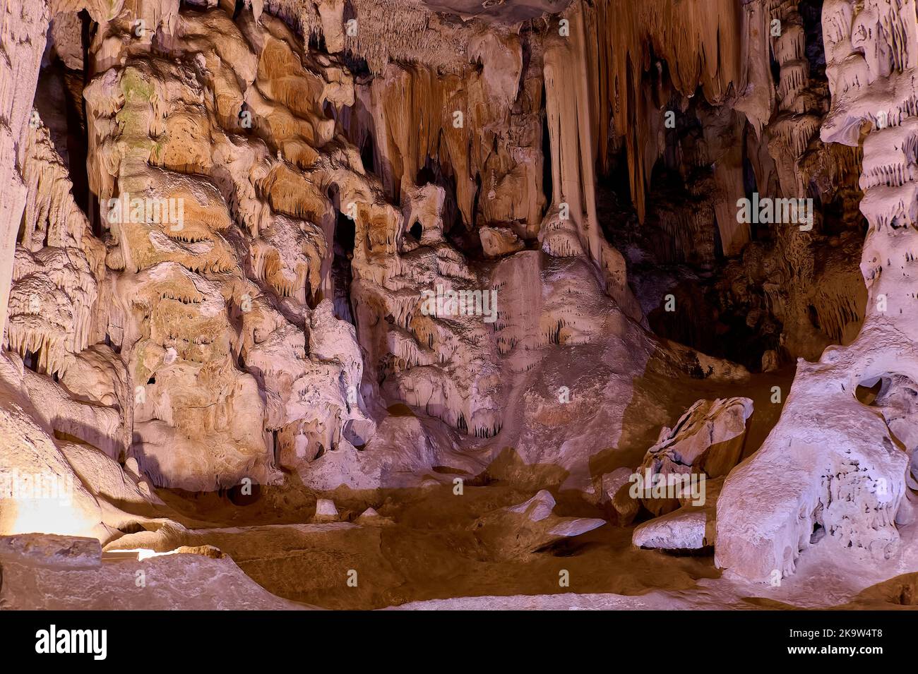 All'interno delle Cango Caves in Sud Africa Foto Stock