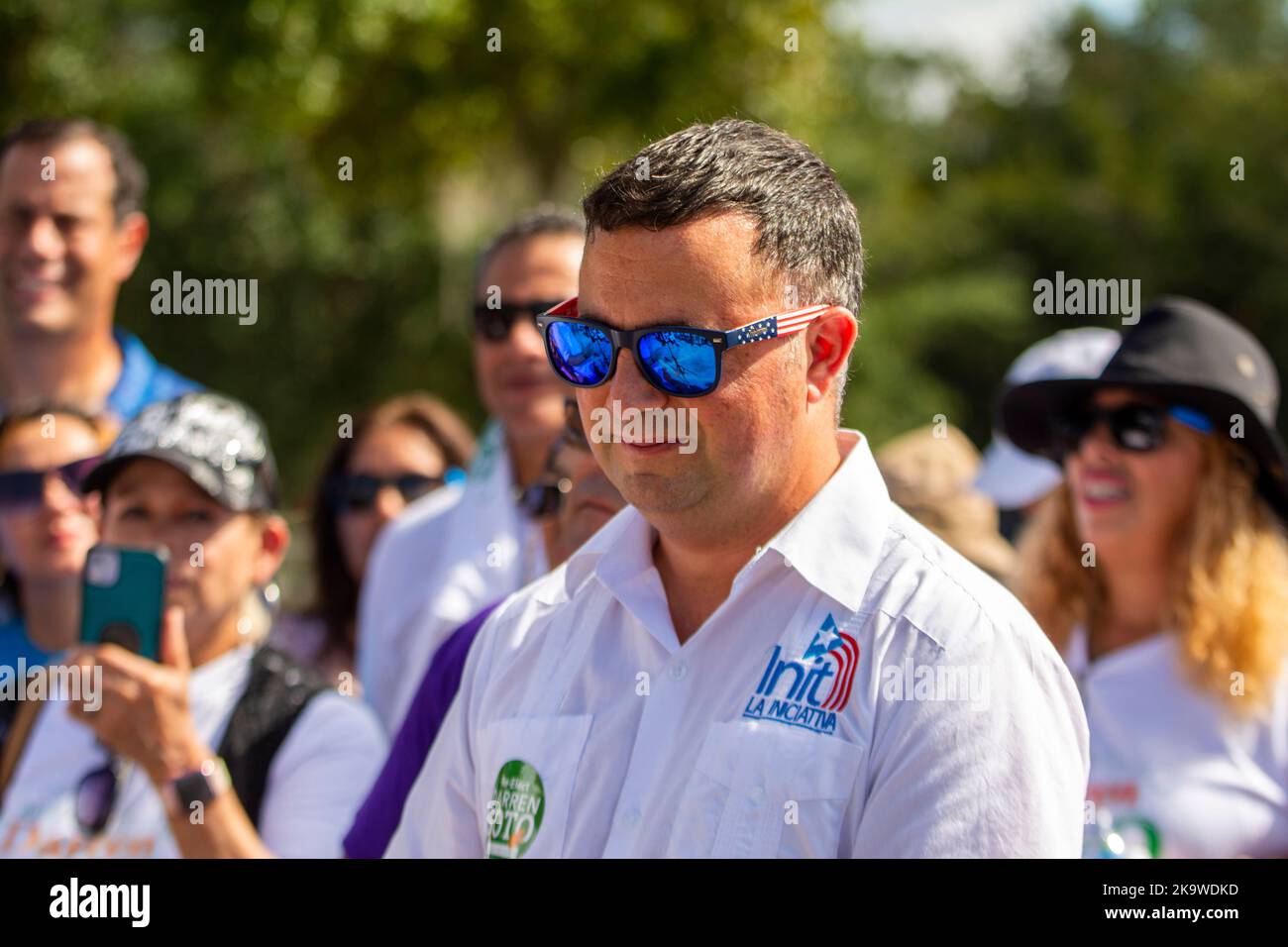 Kissimmee, Florida, Stati Uniti. 29th Ott 2022. 29 ottobre 2022, Kissimmee, Florida: Il Rep. Democratico della Florida Darren Soto partecipa a un evento GOTV nella Florida centrale. (Credit Image: © Dominic Gwinn/ZUMA Press Wire) Credit: ZUMA Press, Inc./Alamy Live News Foto Stock
