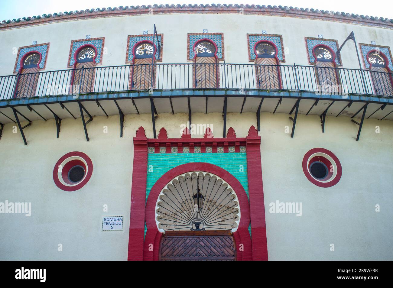 Arena di Almendralejo, Badajoz, Estremadura, Spagna. Vista all'aperto Foto Stock