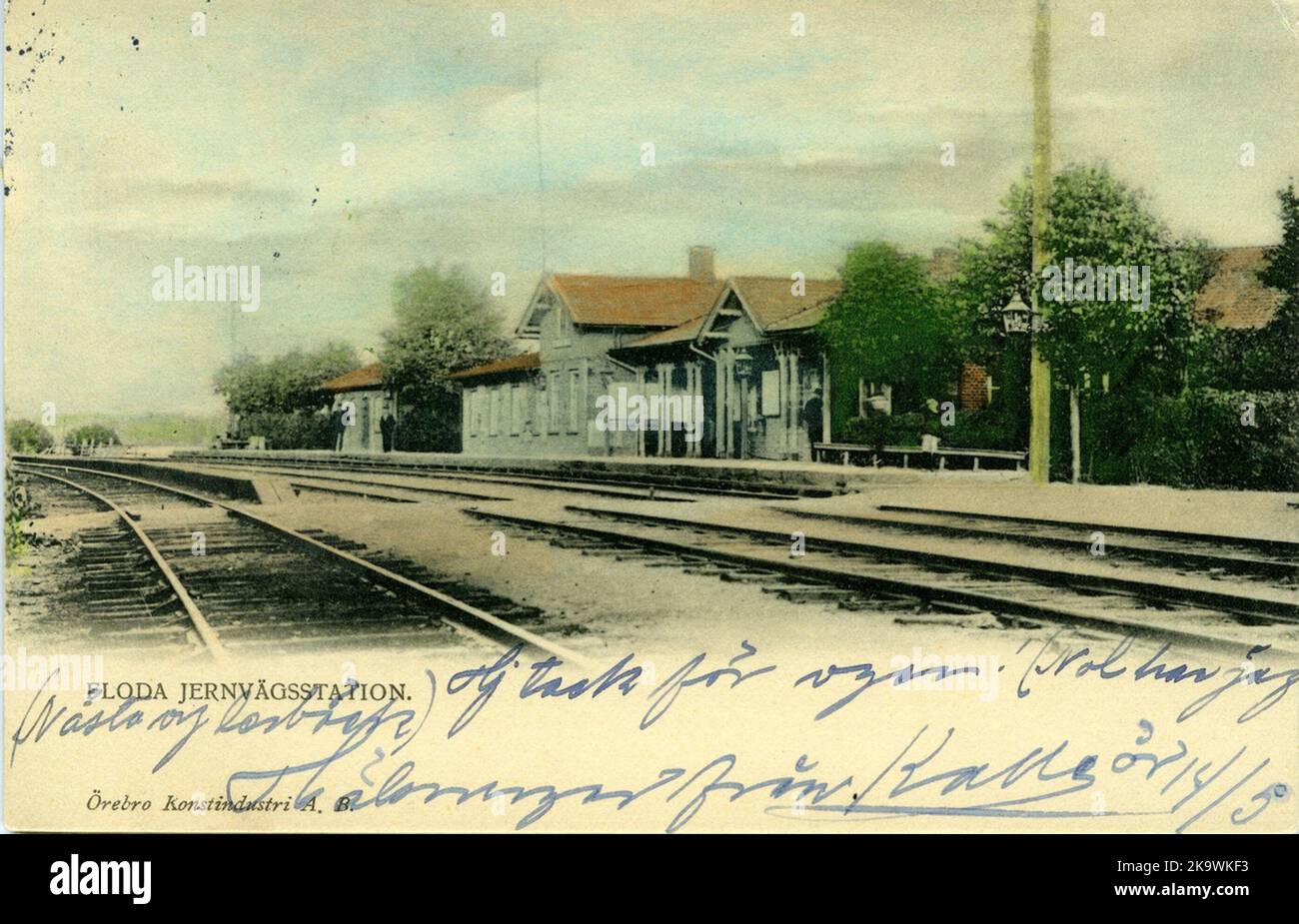 Stazione ferroviaria di Floda Foto Stock