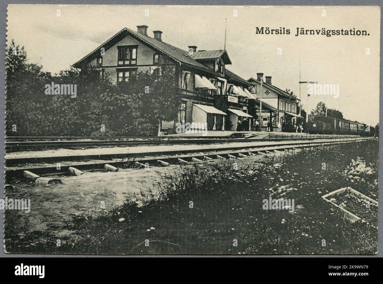 Stazione ferroviaria di Mörsils. Foto Stock