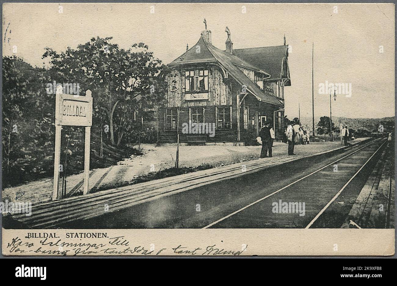 Stazione di Billdal. Foto Stock