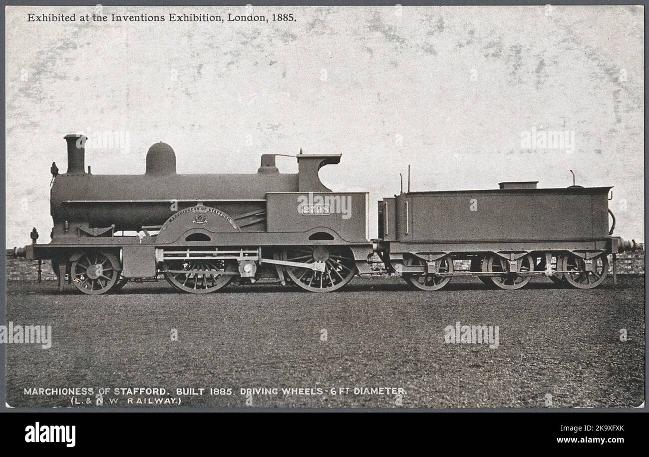 London & North Western Railway. LNWR lok 2798 "Marchioness of Stafford". Foto Stock