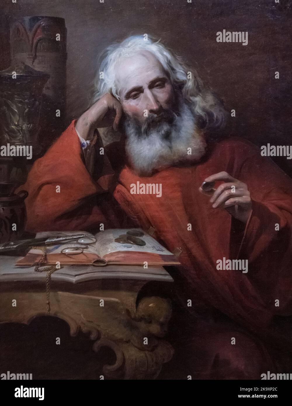 EDE Heinrich: Il collezionista d'antiquariato (1846) Foto Stock