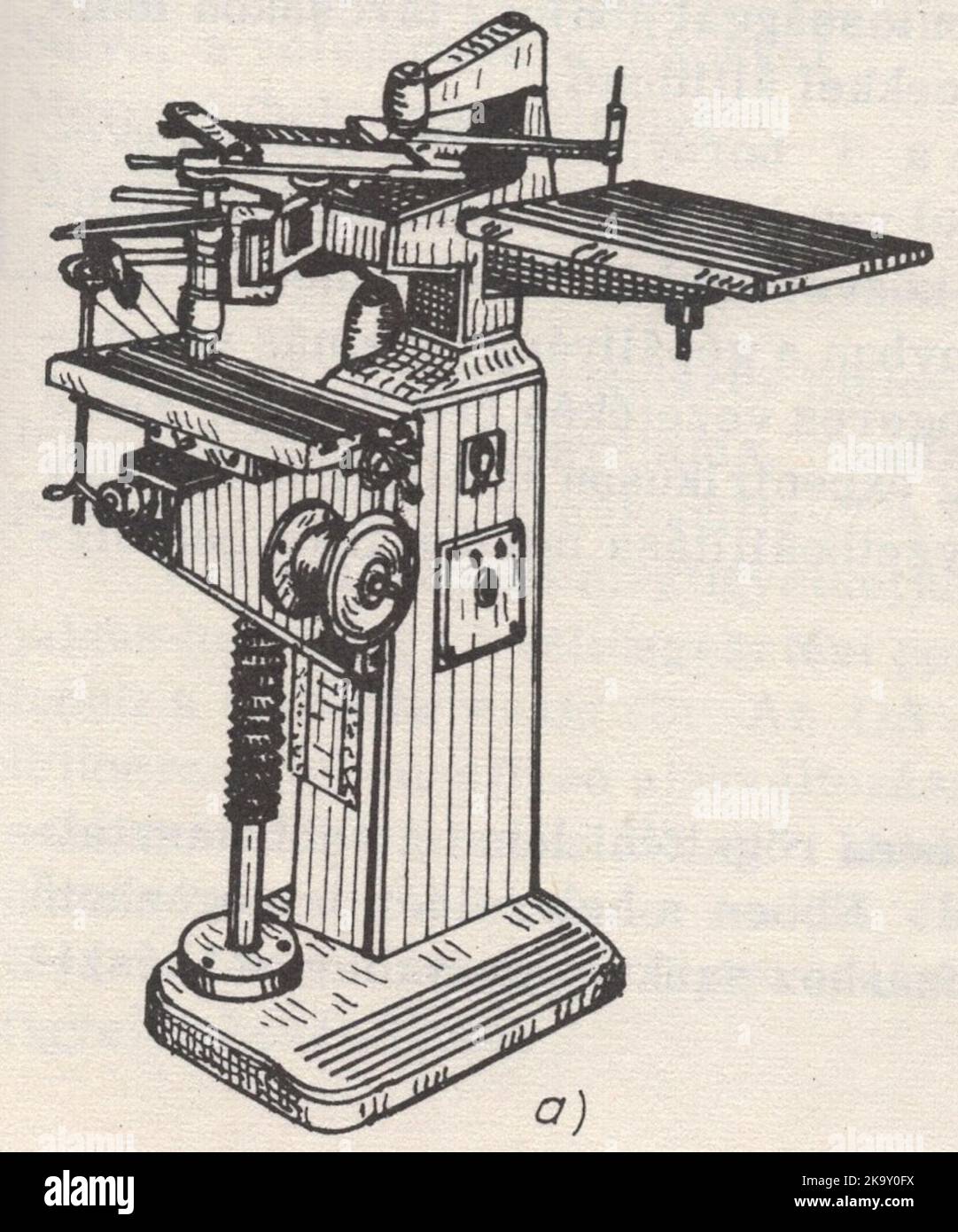 una collezione illustrata di tecniche, metodi e strumenti di incisione di un libro sconosciuto utensili e tecniche di incisione : macchina settatrice a pantografo / macchina tipografica a pantografo / macchina tipografica a pantografo / macchina tipografica a pantografo Foto Stock