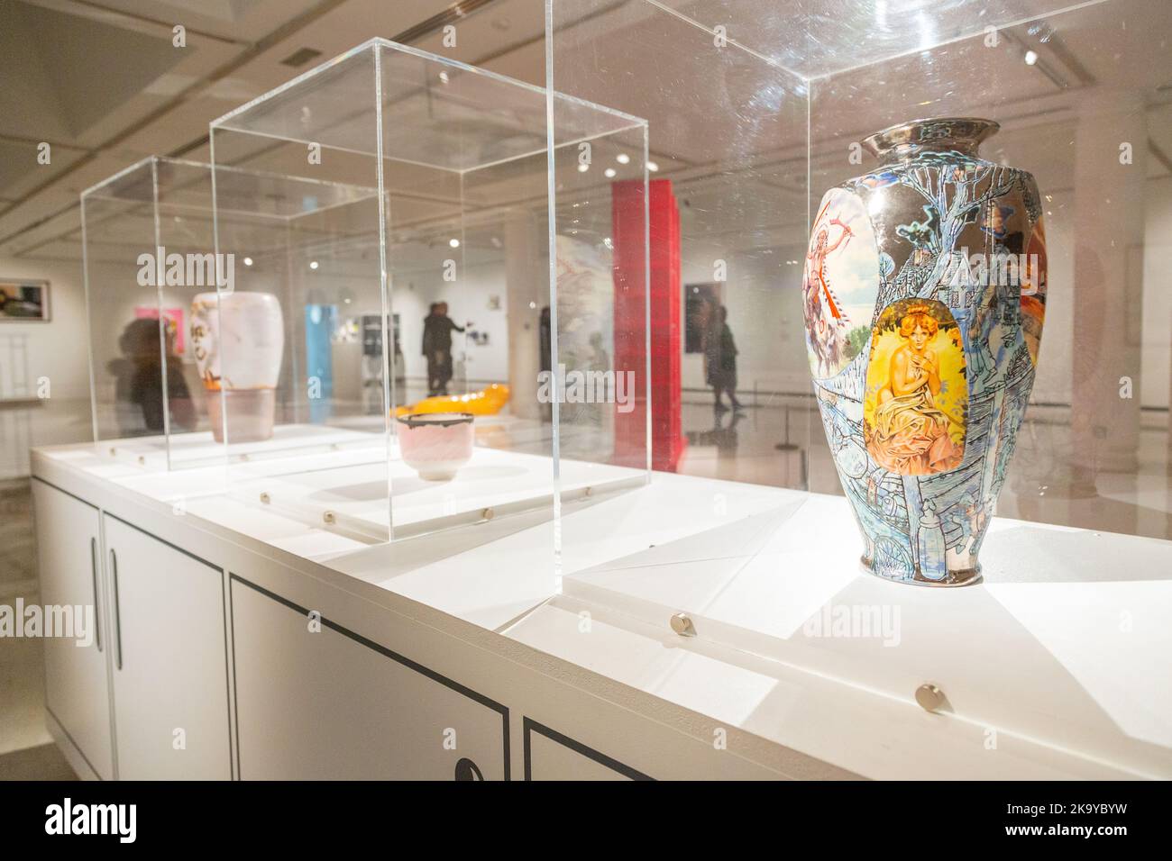 Grayson Perry cresce da ragazzo 2000 in mostra alla Gallery of Modern Art (Goma) 111 Queen St, Royal Exchange Square, Glasgow, Scozia. Foto Stock