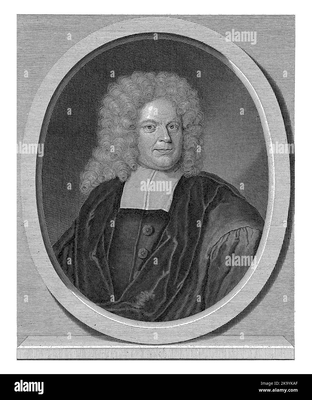 Jacob Basnage, scrittore e predicatore a Rouan e l'Aia all'età di 53 anni. Foto Stock