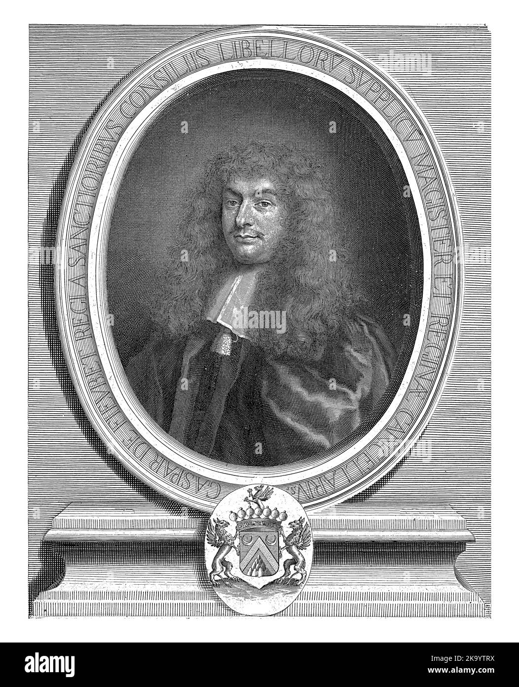 Ritratto dello statista francese Gaspard de Fieubet Foto Stock