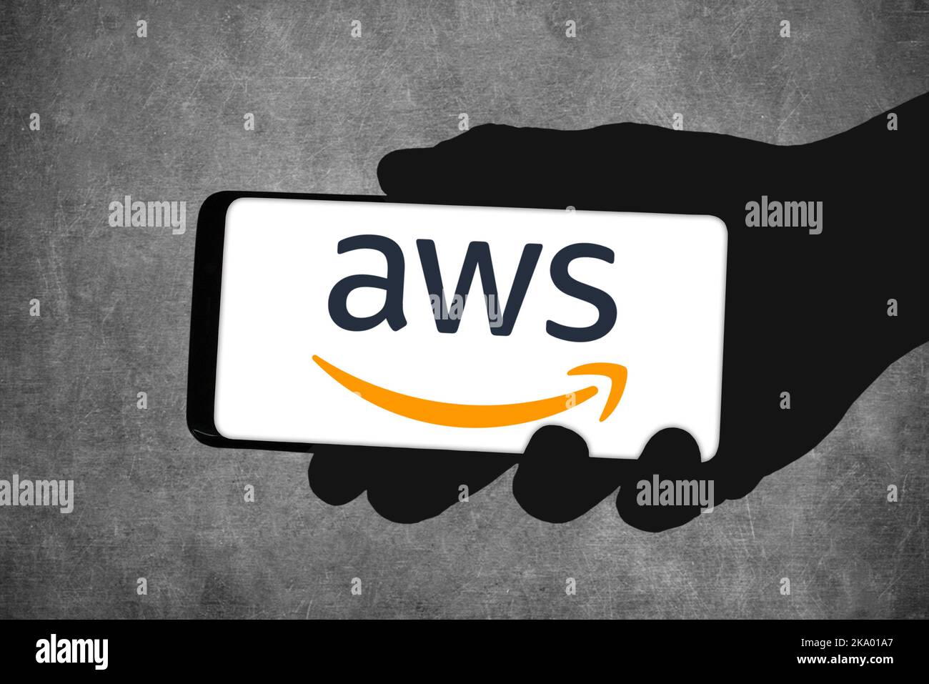 AWS - servizi Web Amazon Foto Stock