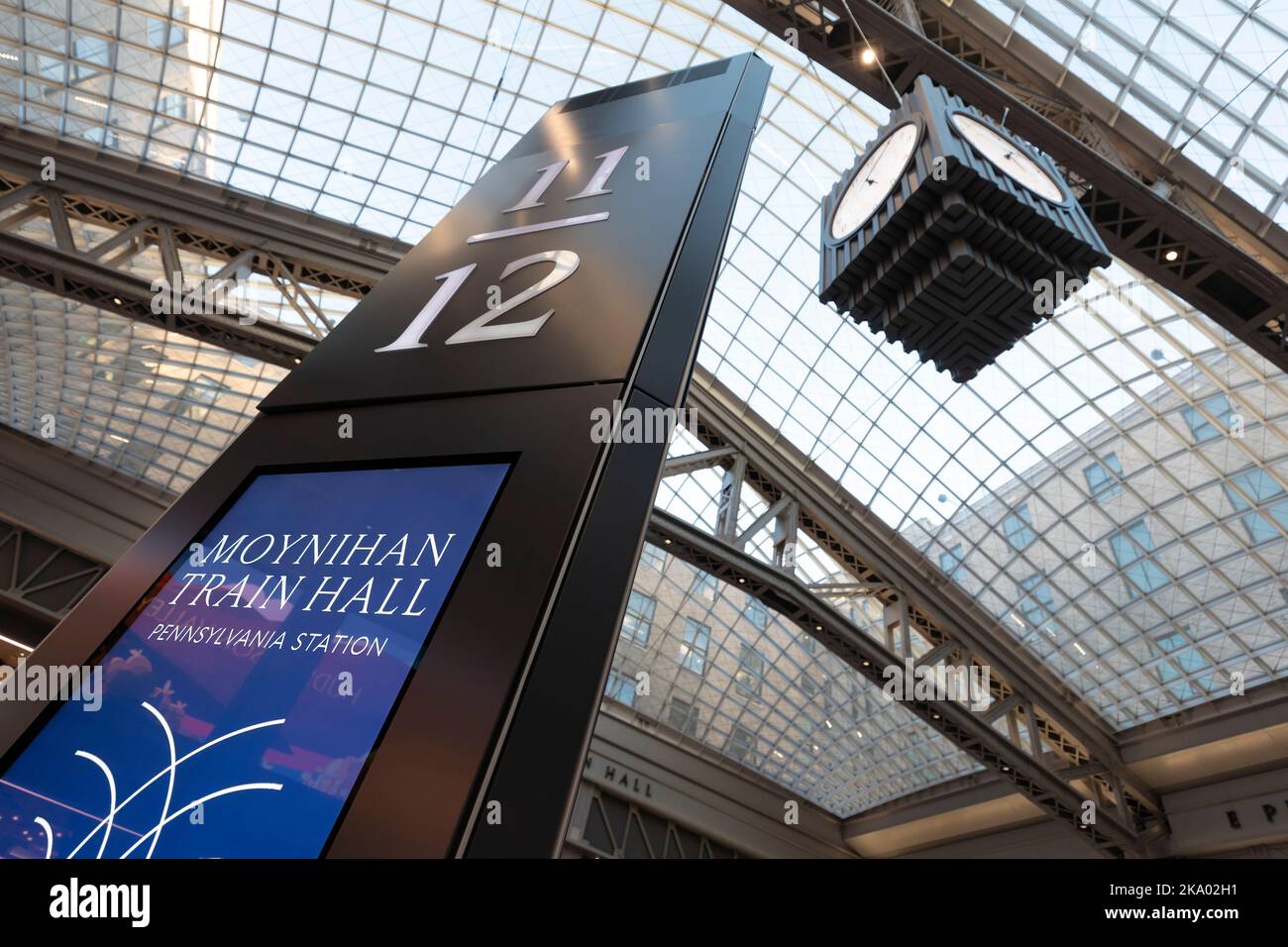 Moynihan Train Hall, Manhattan, New York Foto Stock