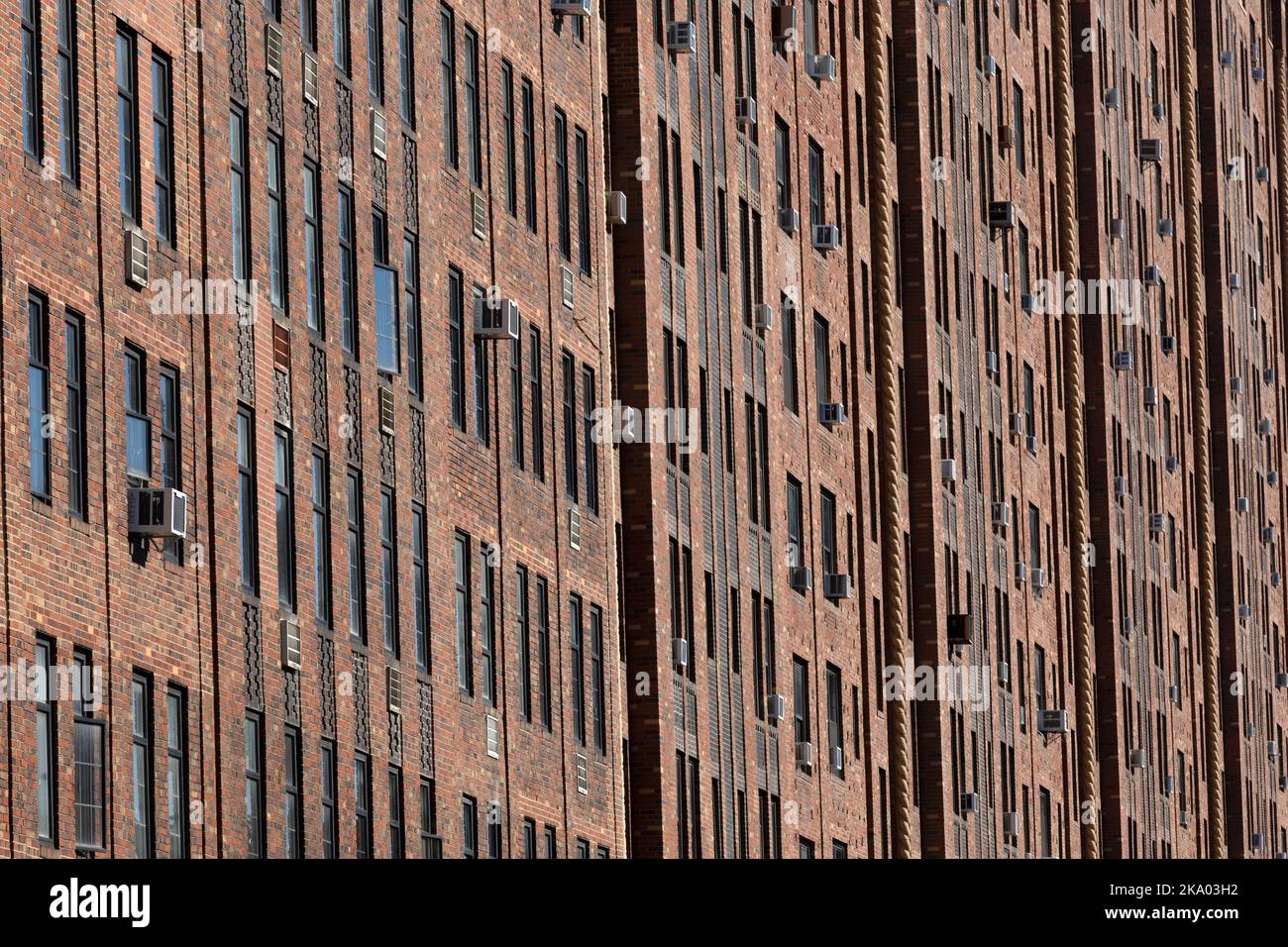 London Terrace Apartments, West 23rd Street, Manhattan, New York Foto Stock