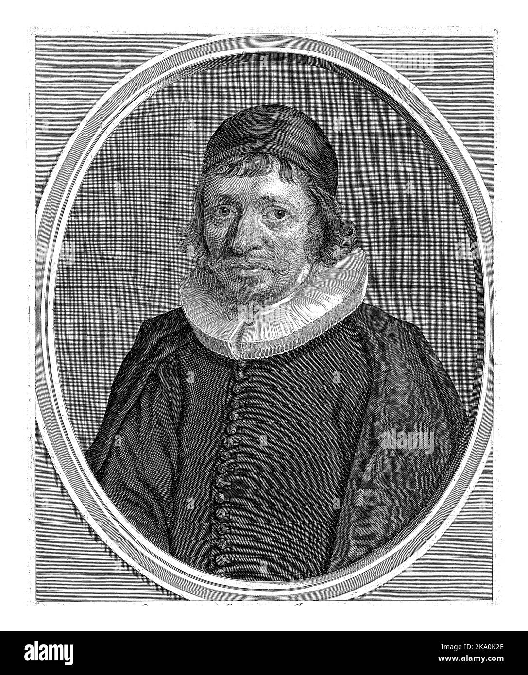 Ritratto del pastore Caspar Streso. Foto Stock