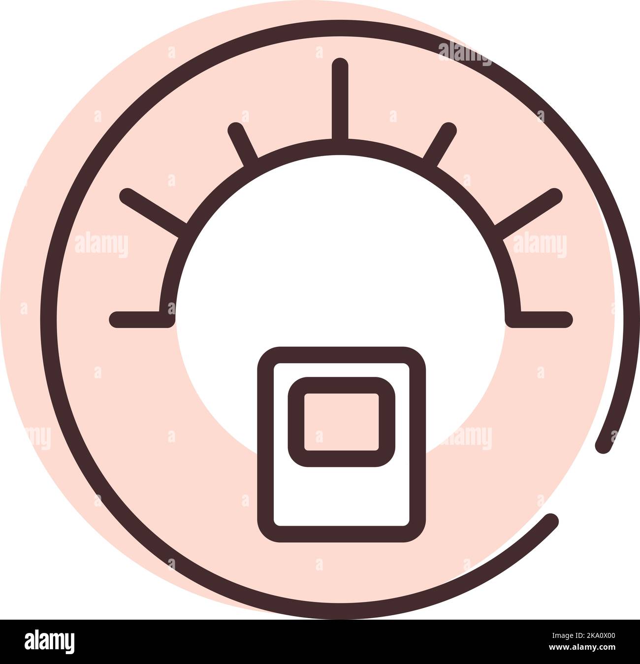Diffusione dell'auto, illustrazione o icona, vettore su sfondo bianco. Illustrazione Vettoriale