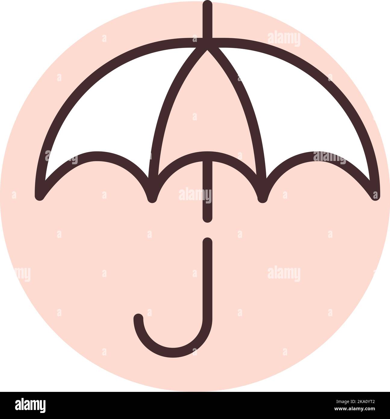 Assicurazione di consegna, illustrazione o icona, vettore su sfondo bianco. Illustrazione Vettoriale