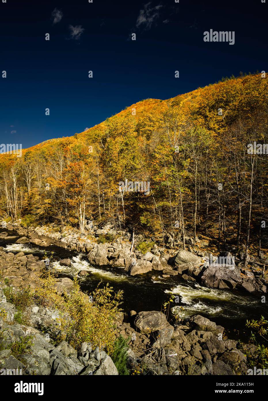 Deerfield River Zoar Gap   Zoar, Massachusetts, Stati Uniti Foto Stock