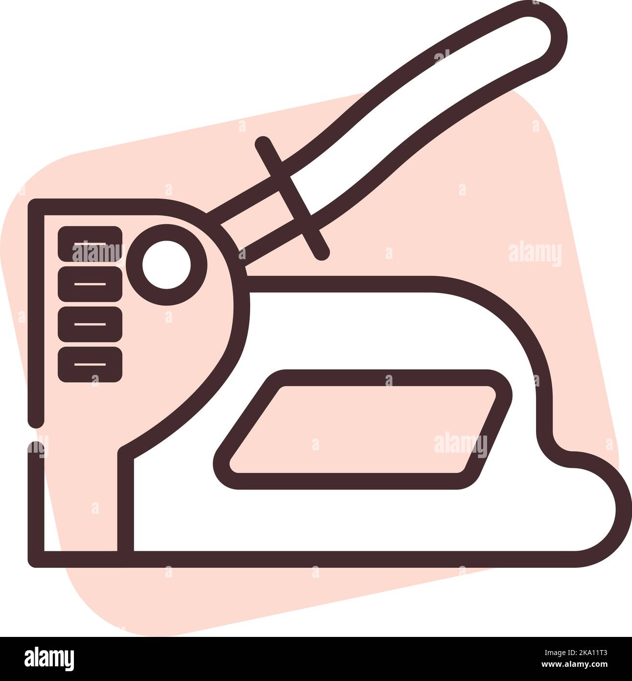 Leva di produzione, illustrazione o icona, vettore su sfondo bianco. Illustrazione Vettoriale