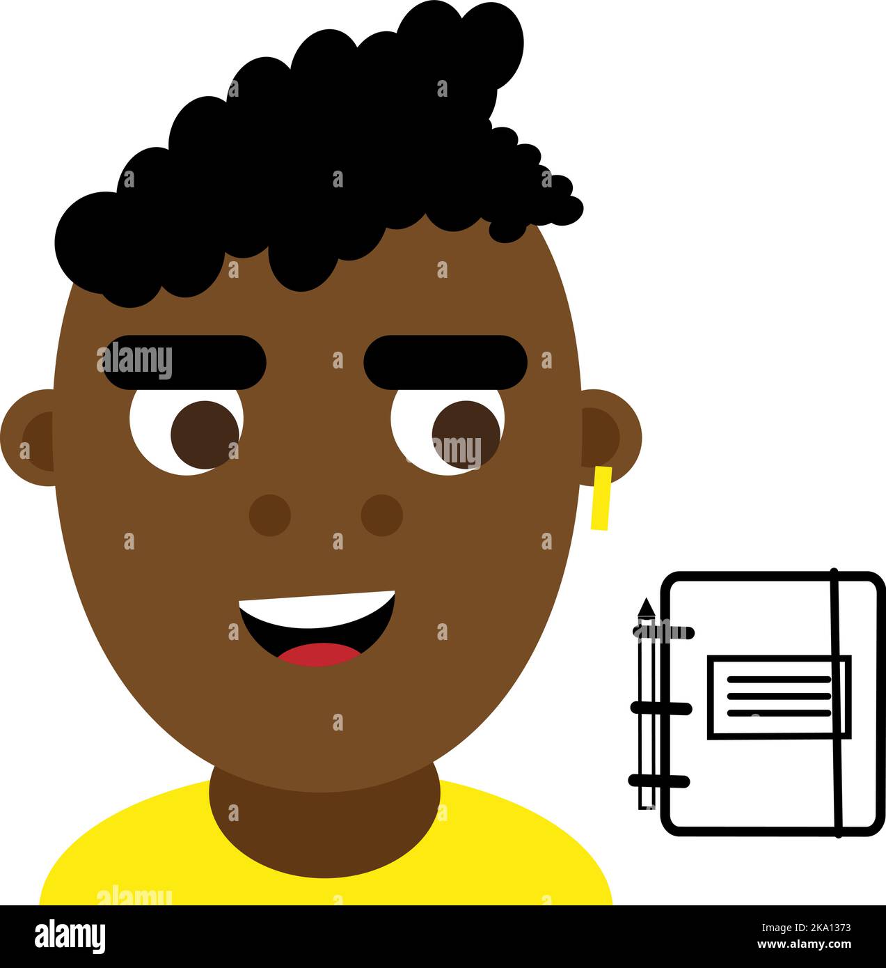 Persone con notebook, illustrazione o icona, vettore su sfondo bianco. Illustrazione Vettoriale