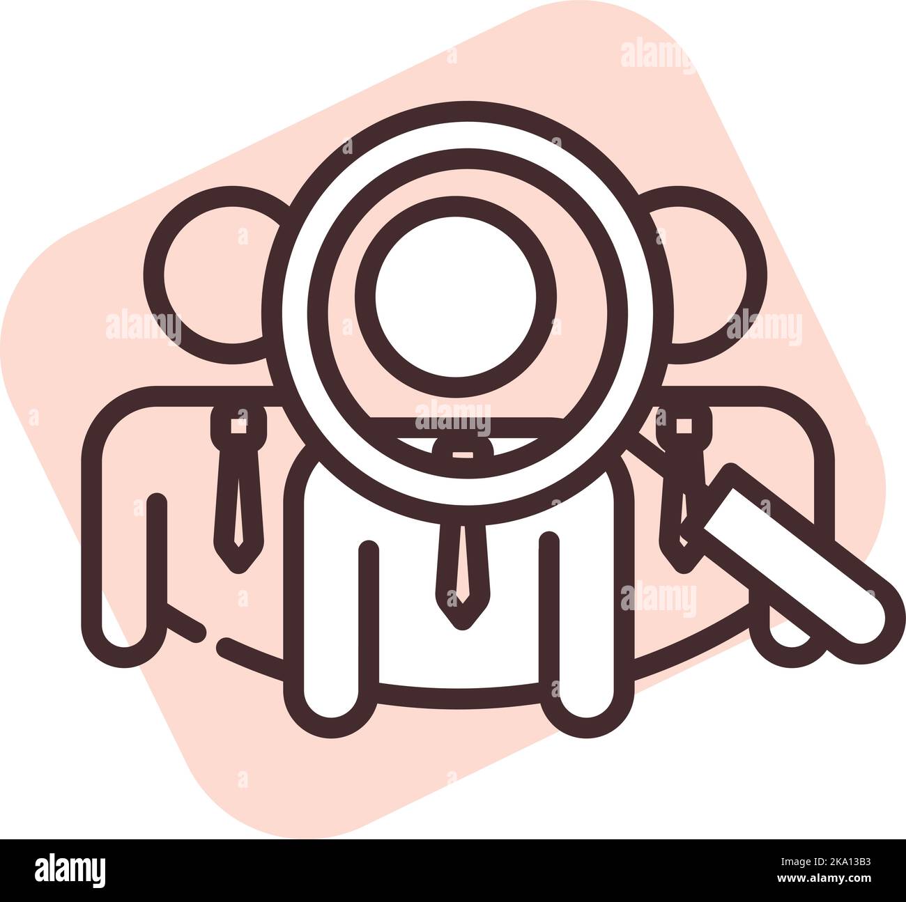 Persone migliore candidato, illustrazione o icona, vettore su sfondo bianco. Illustrazione Vettoriale