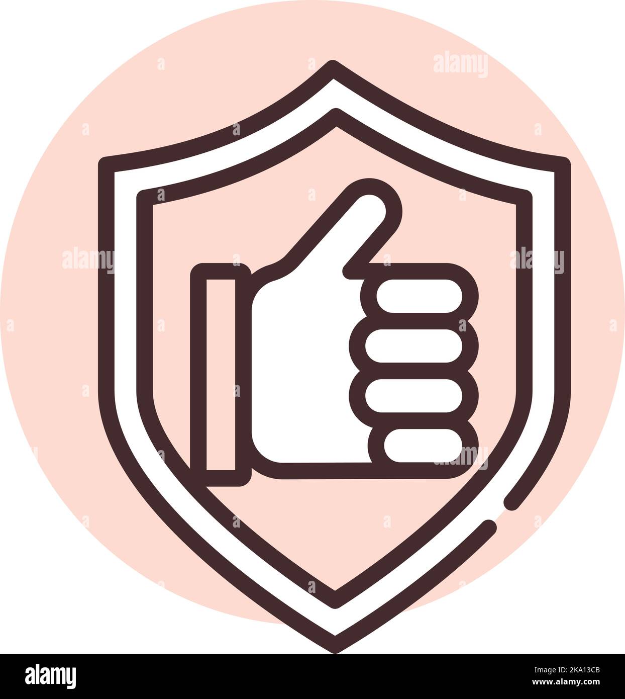 Persone premi, illustrazione o icona, vettore su sfondo bianco. Illustrazione Vettoriale