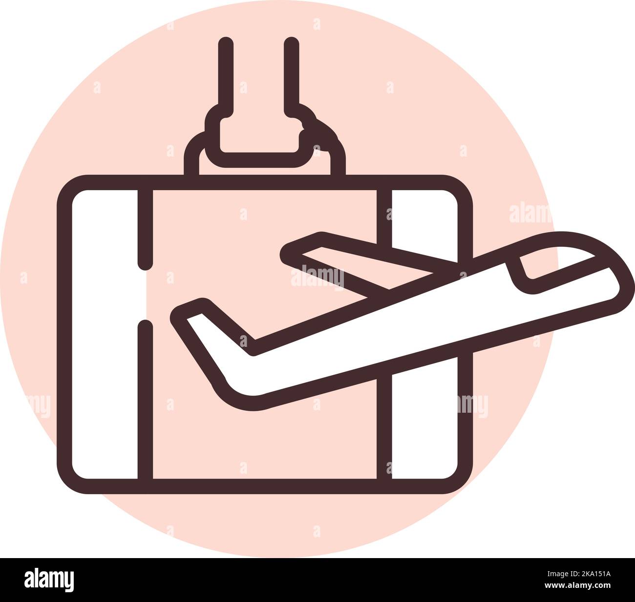Lavoro di squadra in viaggio, illustrazione o icona, vettore su sfondo bianco. Illustrazione Vettoriale