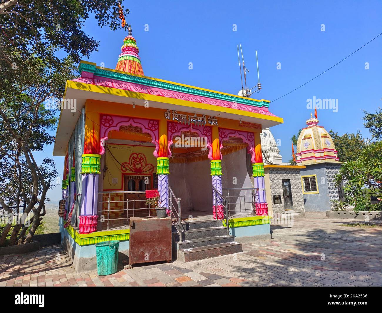 30 ottobre 2022, Pune, India, Tempio di Kanifnath vicino a Saswad, Shri Kanifnath Maharaj era uno dei nove insegnanti nella Sampradaya Navnath. Foto Stock