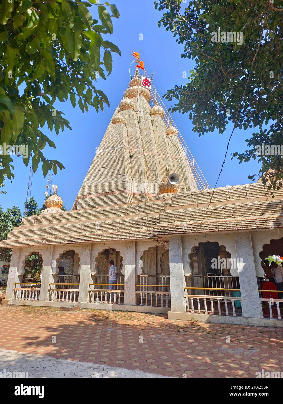 30 ottobre 2022, Pune, India, Tempio di Kanifnath vicino a Saswad, Shri Kanifnath Maharaj era uno dei nove insegnanti nella Sampradaya Navnath. Foto Stock