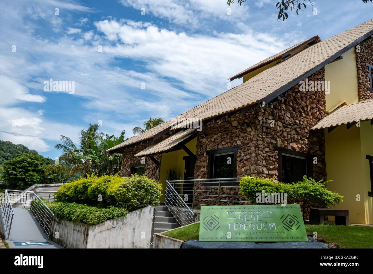 Stazione ecologica SESC Tepequem. Tepequém, Stato di Roraima, Brasile. Foto Stock