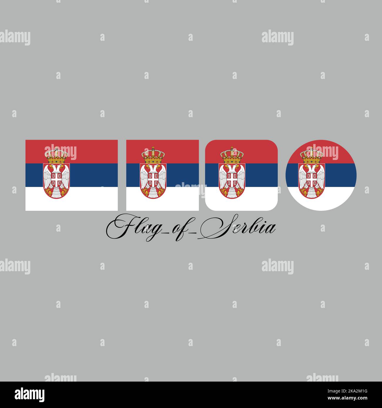 Bandiera della serbia russia Immagini Vettoriali Stock Alamy