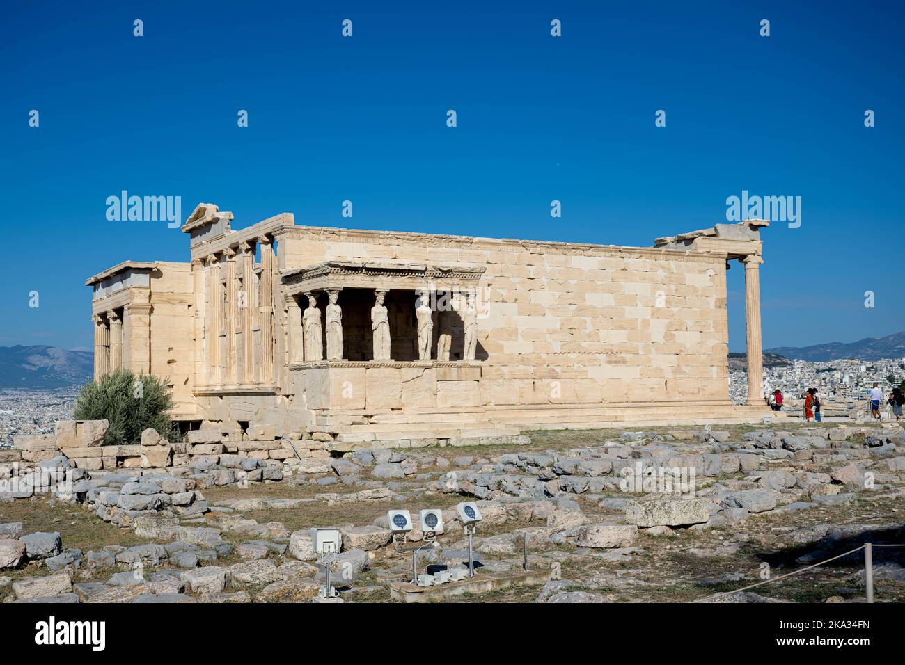 Atene, Grecia. 31st Ott 2022. 2022-10-31 14:06:48:19 Atene - il re  Willem-Alexander e la regina Maxima stanno visitando l'Acropoli, durante la  quale l'Erechtheion ed il Partenone sono stati visitati durante una  passeggiata.