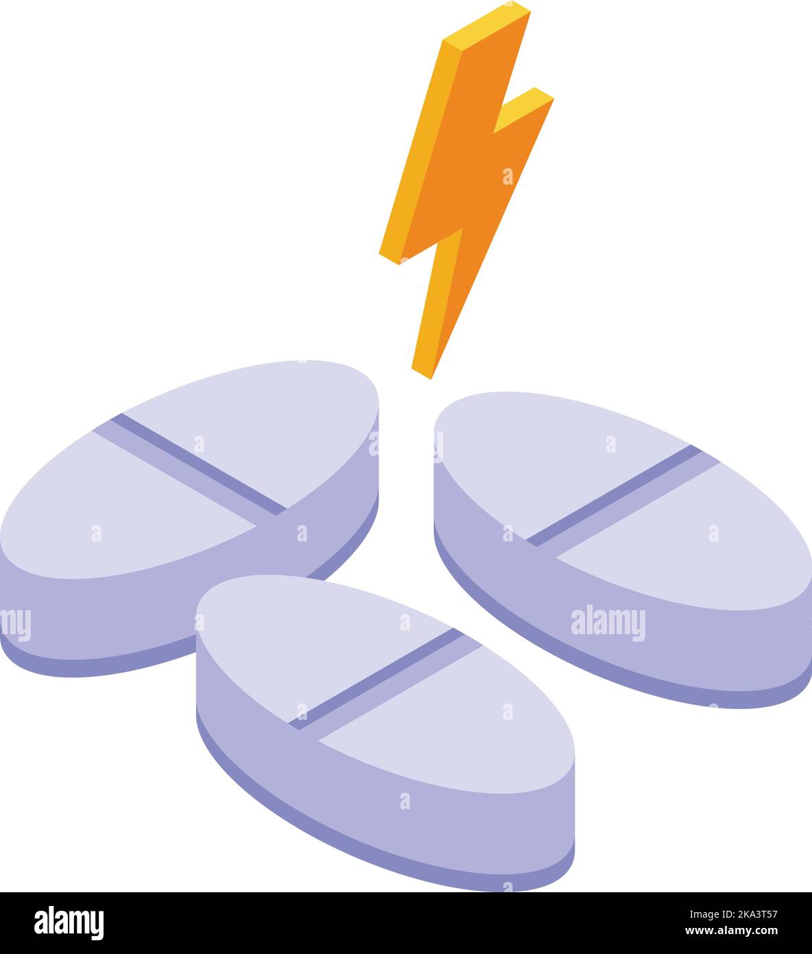Vettore isometrico dell'icona del farmaco dopante. Atleta sportivo. Test medico Illustrazione Vettoriale