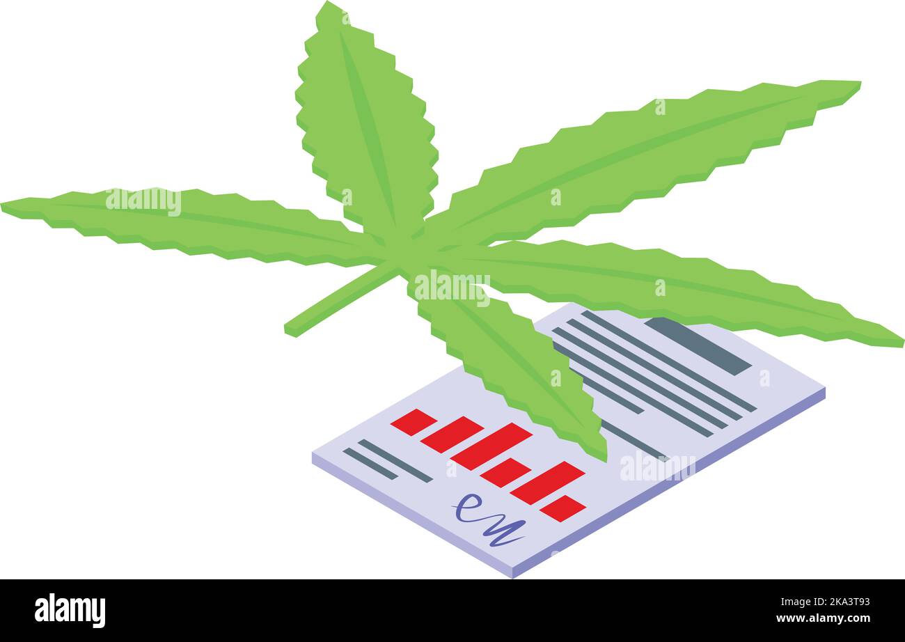 Vettore isometrico dell'icona dell'impianto di drogaggio. Sport steroidi. Test dope Illustrazione Vettoriale