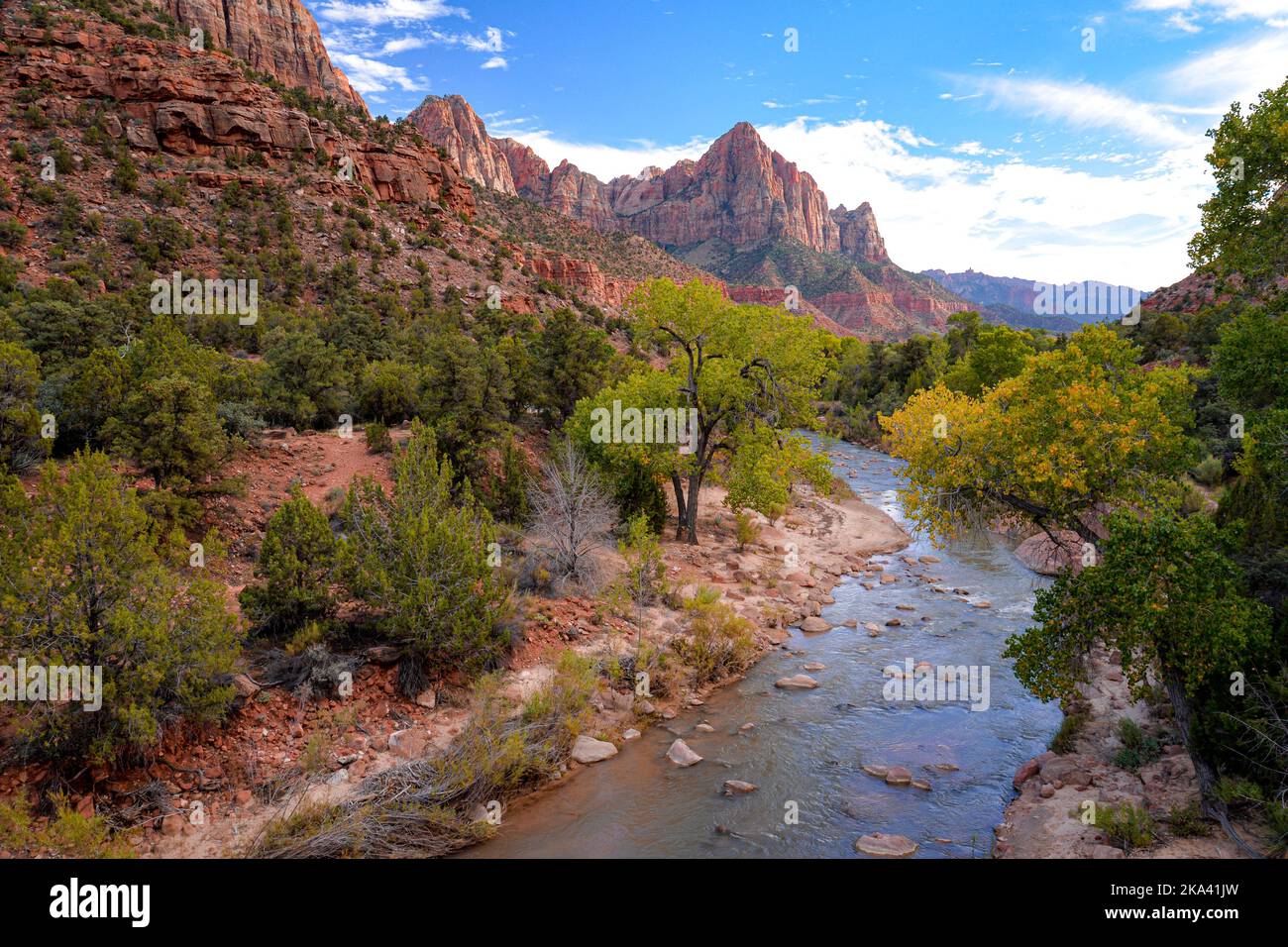 Parco Nazionale di Zion, Utah Foto Stock