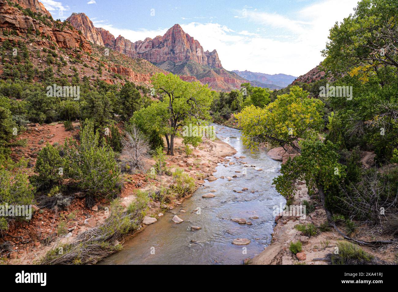 Parco Nazionale di Zion, Utah Foto Stock