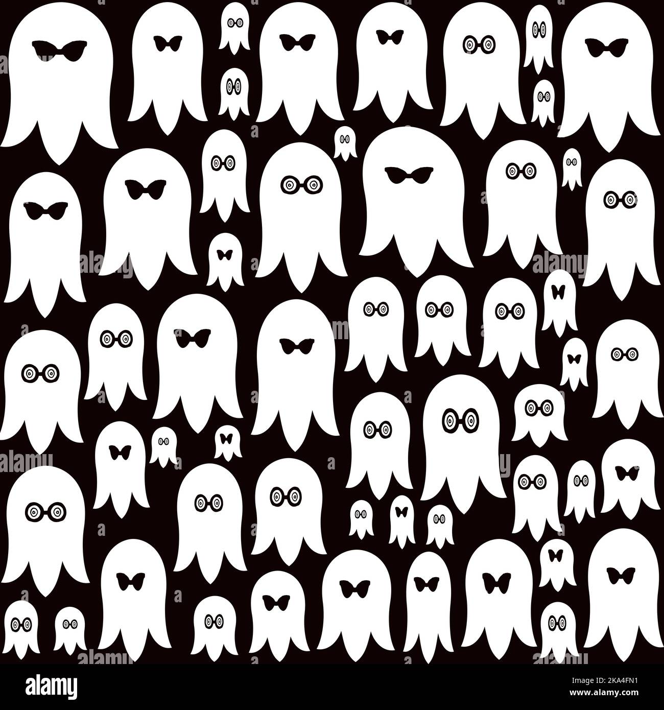 Halloween cool fantasma design Foto Stock