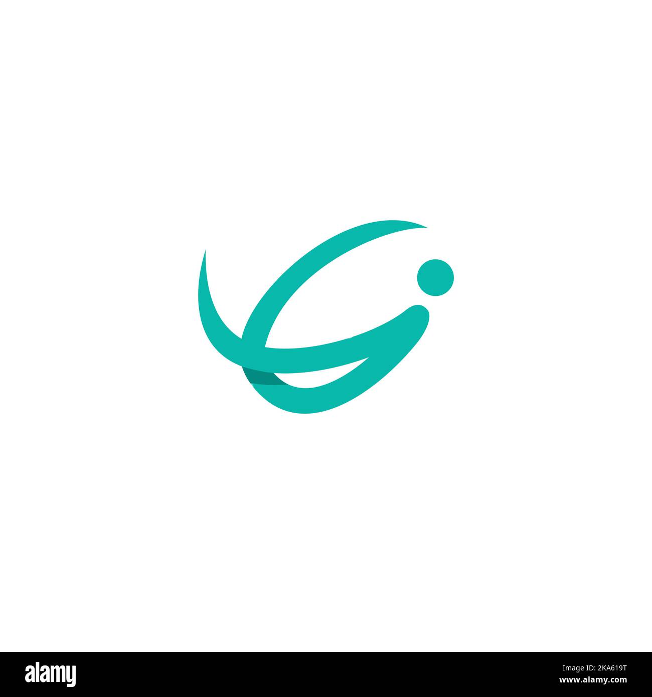Lettera G persone Logo Design Illustrazione Vettoriale