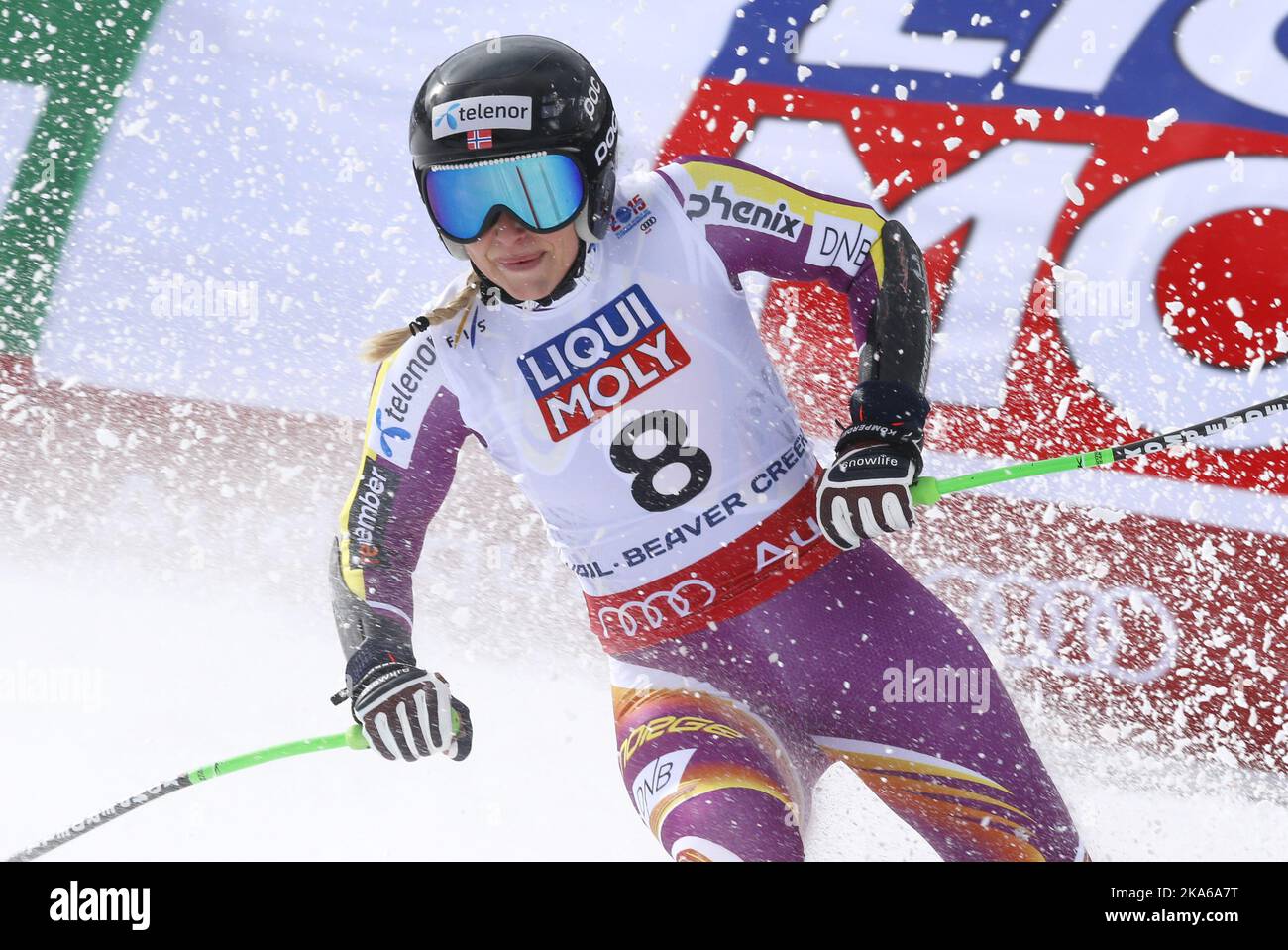 BEAVER CREEK, USA 20150203. Campionato mondiale di sci alpino (FIS a BEAVERCREEK 2015. Ragnhild Mowinckel ha ottenuto il 20th° posto nella Super-G. femminile Foto: Cornelius Poppe / NTB scanpix Foto Stock