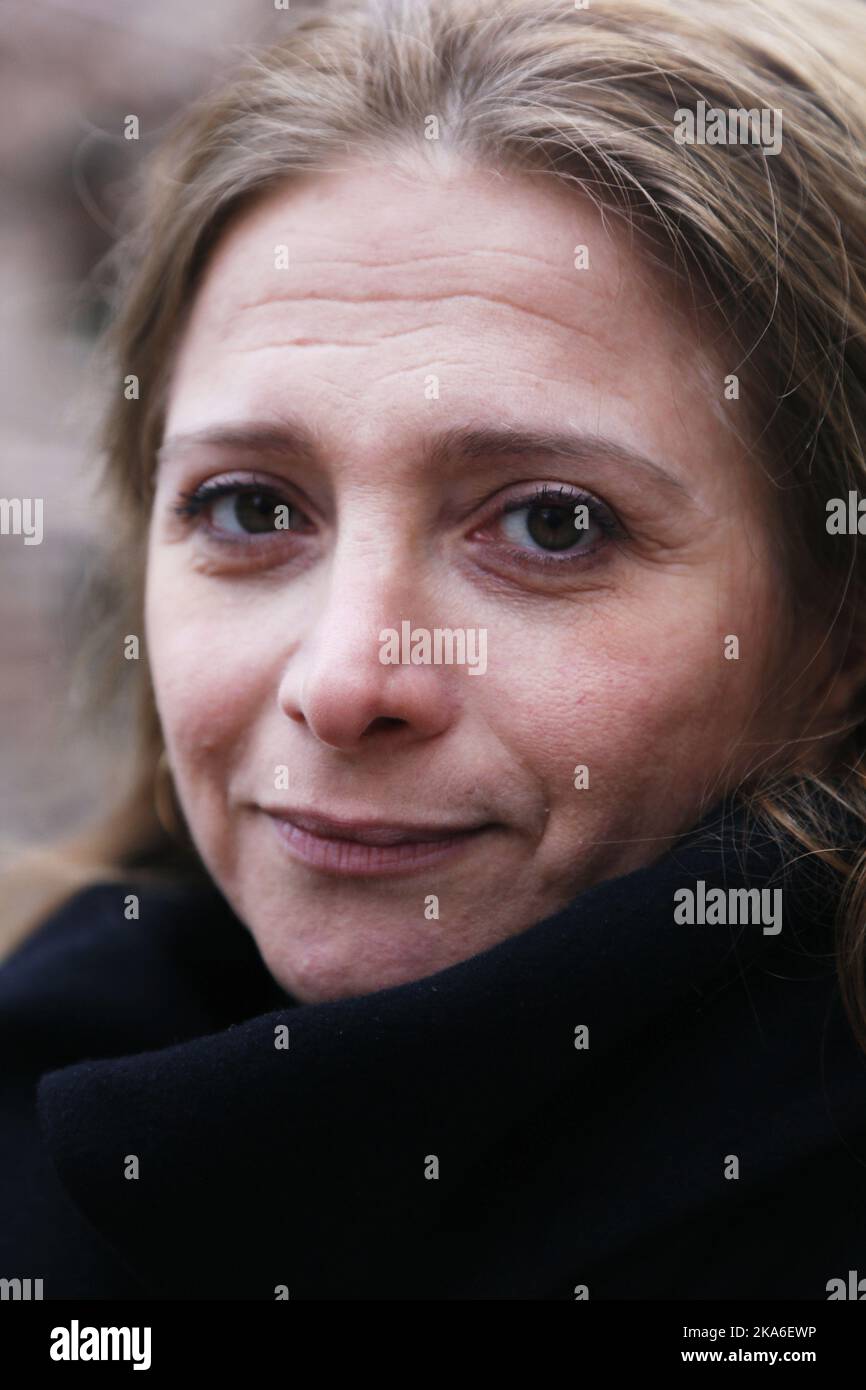 Oslo, Norvegia 20151123. L'autore siriano Samar Yazbek si trova a Oslo lunedì. Foto: Lise Aaserud / NTB scanpix Foto Stock