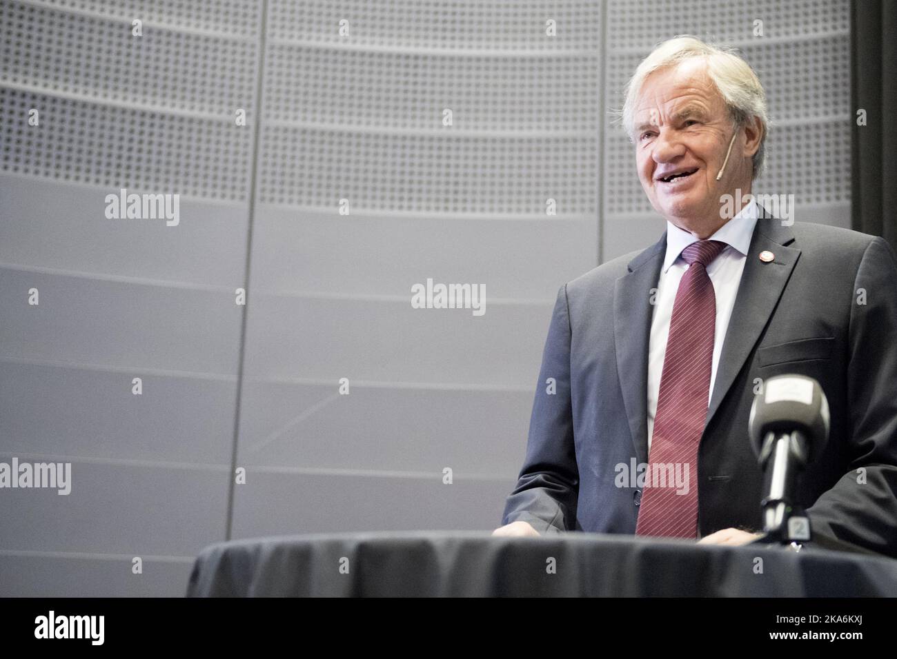 Oslo, Norvegia 20160714. Bjoern Kjos, CEO di Norwegian Air Shuttle. Foto: Jon Olav Nesvold / NTB scanpix Foto Stock
