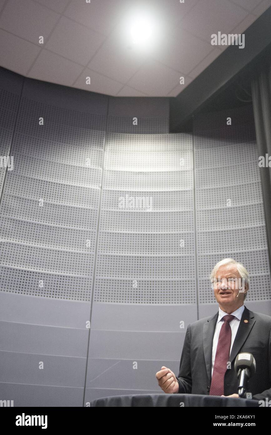 Oslo, Norvegia 20160714. Bjoern Kjos, CEO di Norwegian Air Shuttle. Foto: Jon Olav Nesvold / NTB scanpix Foto Stock
