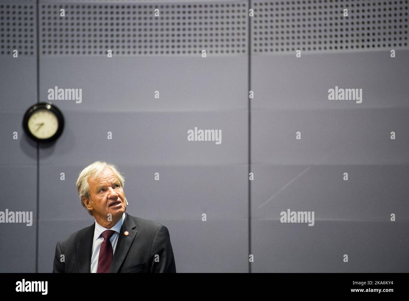 Oslo, Norvegia 20160714. Bjoern Kjos, CEO di Norwegian Air Shuttle. Foto: Jon Olav Nesvold / NTB scanpix Foto Stock