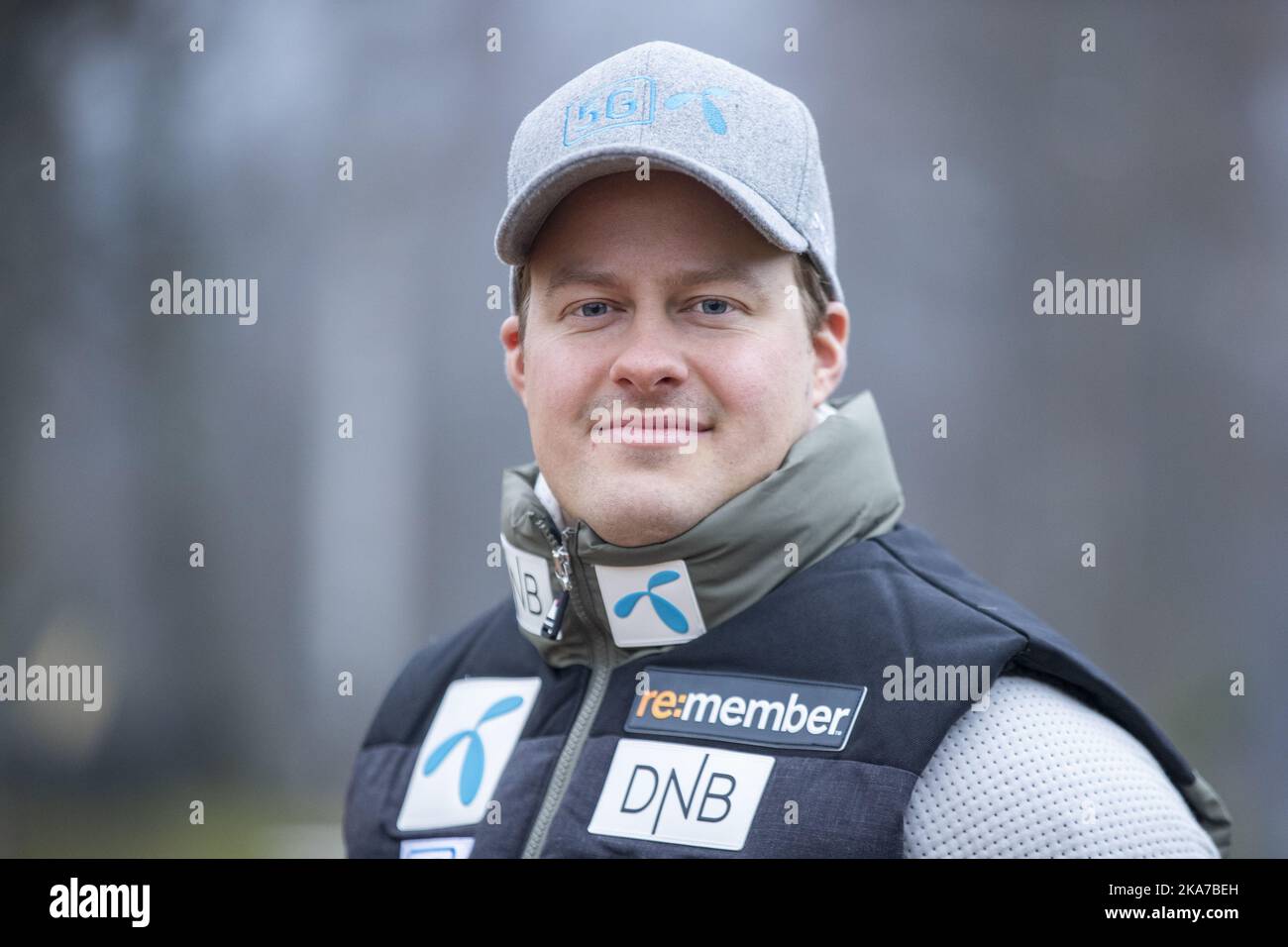 Oslo 20211029. L'alpinista Adrian Smiseth Sejersted durante una conferenza stampa al vertice olimpico insieme alla nazionale norvegese di sci alpino. Foto: Javad Parsa / NTB Foto Stock