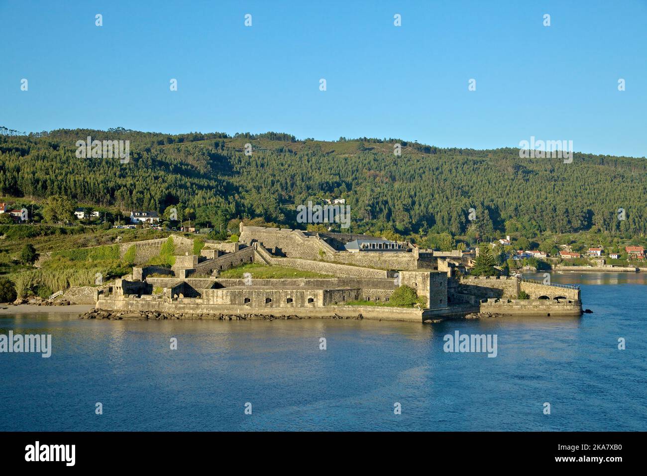 Castello di San Felipe, (Castelo de San Felipe) Ferrol, Spagna, Galizia Foto Stock