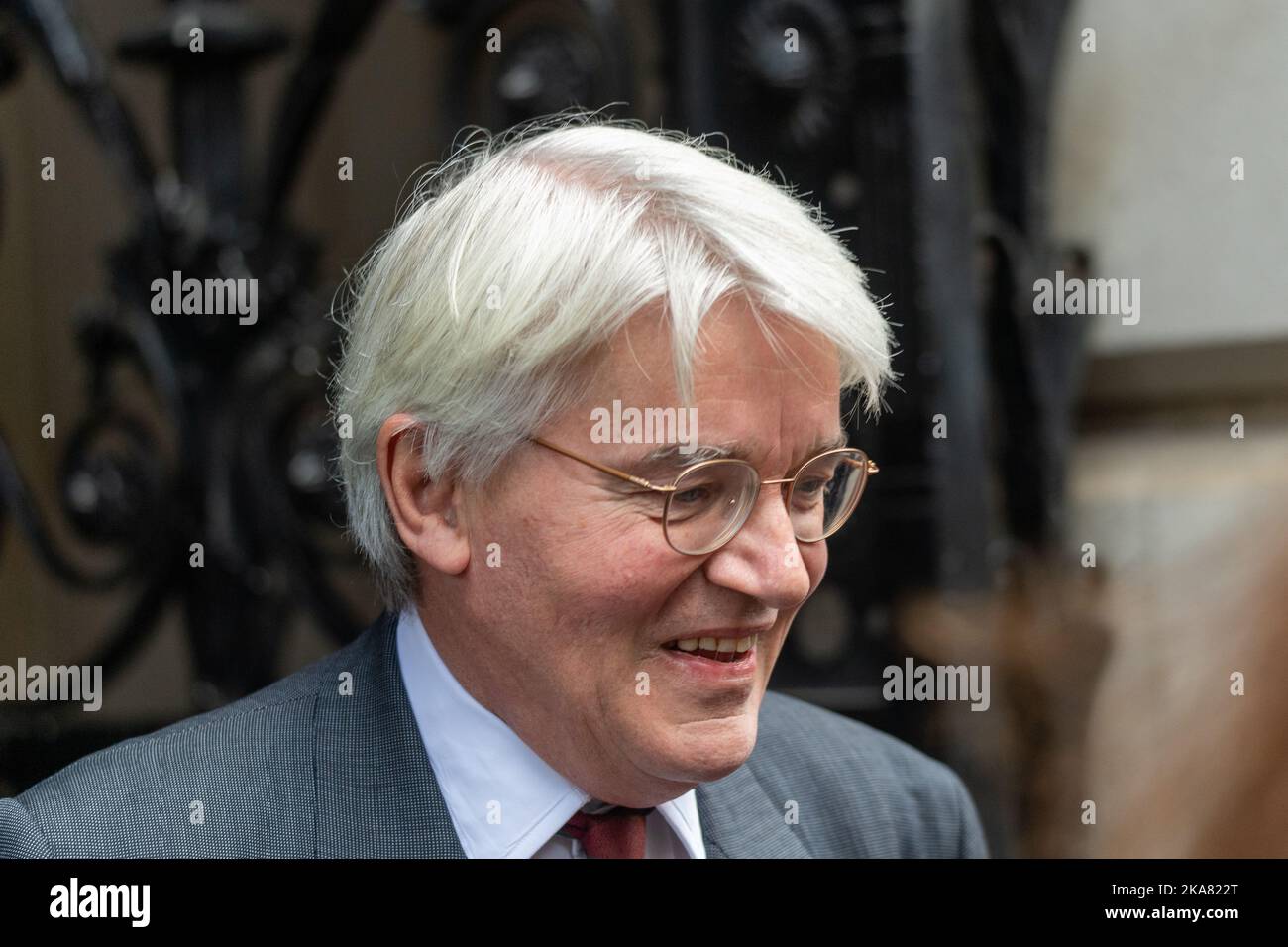 Londra, Regno Unito. 01st Nov 2022. Andrew Mitchell, Ministro dello sviluppo a una riunione del gabinetto al 10 di Downing Street Londra. Credit: Ian Davidson/Alamy Live News Foto Stock