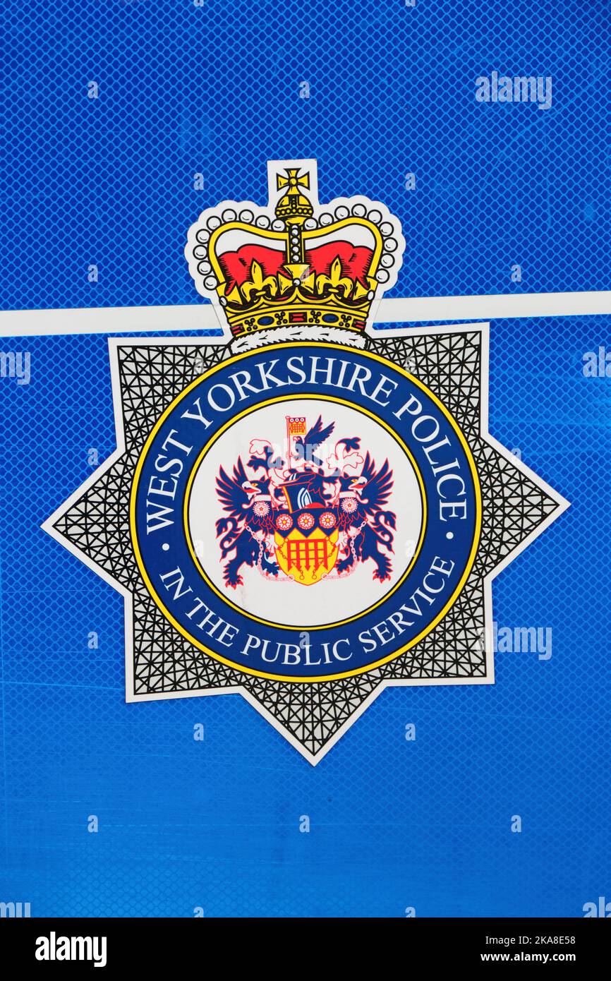 Logo della polizia dello Yorkshire occidentale Foto Stock