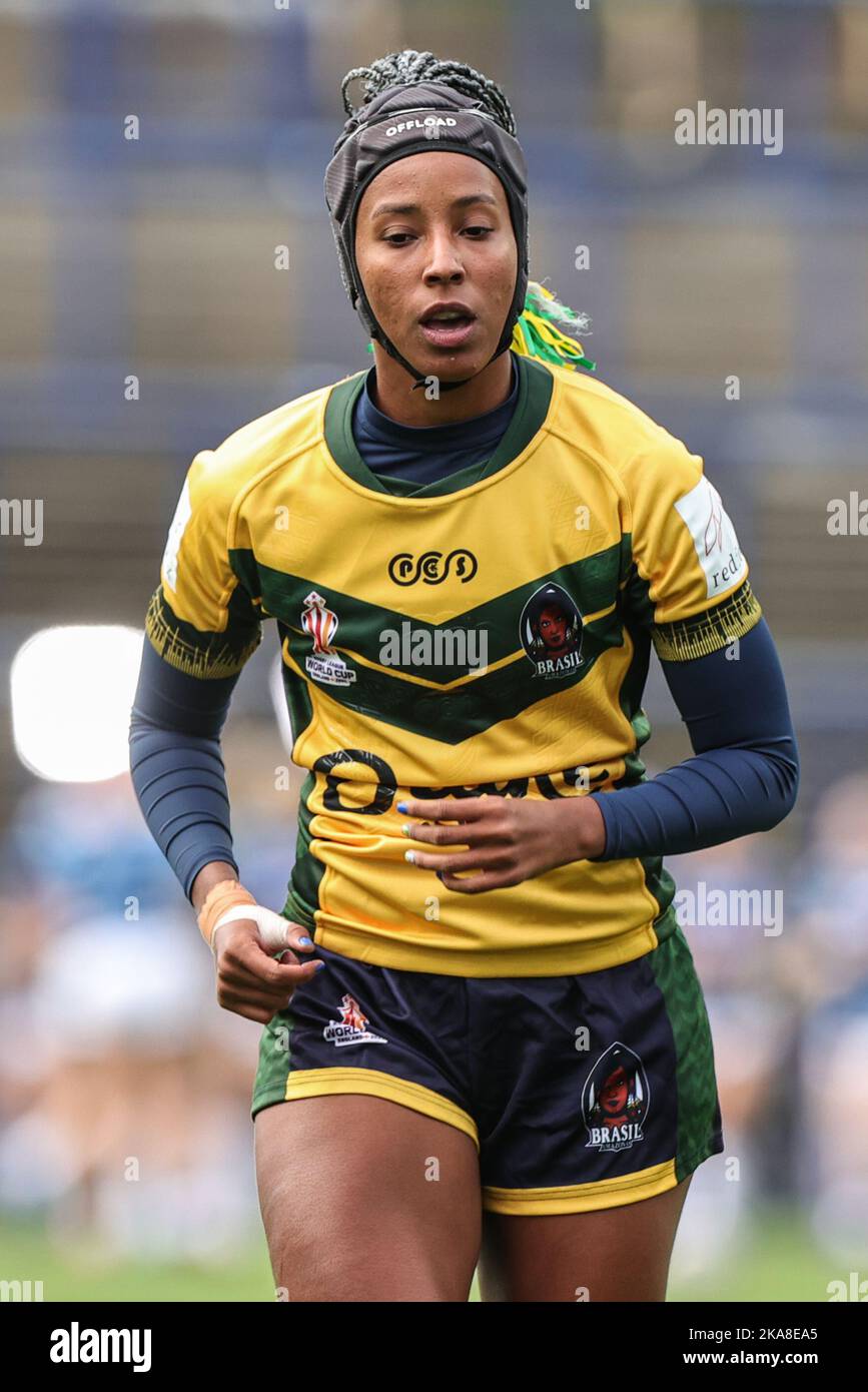 Leeds, Regno Unito. 01st Nov 2022. Franciele Barros del Brasile durante la partita della Coppa del mondo di rugby femminile 2021 Inghilterra Donne vs Brasile Donne allo stadio Headingley di Leeds, Regno Unito, 1st novembre 2022 (Photo by Mark Cosgrove/News Images) a Leeds, Regno Unito il 11/1/2022. (Foto di Mark Cosgrove/News Images/Sipa USA) Credit: Sipa USA/Alamy Live News Foto Stock